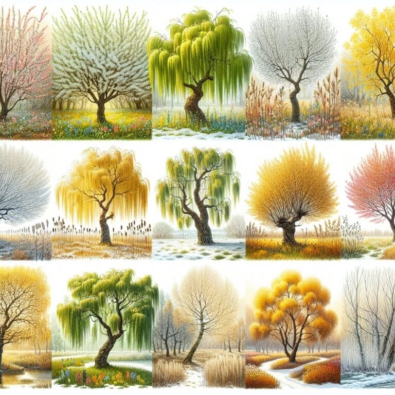 Weidenbaum Arten